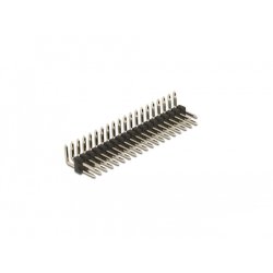 Stiftleiste 20 Pin, Rastermaß 2,54 mm, 2-reihig, gewinkelt, 5 Stück