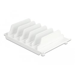 DeLOCK Device stand for 6 tablets or smartphones white