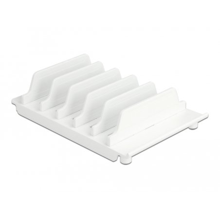 DeLOCK Device stand for 6 tablets or smartphones white