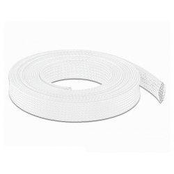 DeLOCK Manchon tressé étirable blanc 10 m x 19 mm