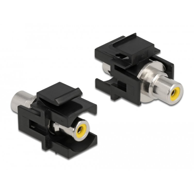 DeLOCK Module Keystone RCA femelle RCA femelle jaune / noir
