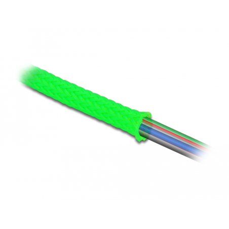 Geflechtschlauch dehnbar 2 m x 6 mm grün