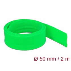 Geflechtschlauch dehnbar 2 m x 50 mm grün