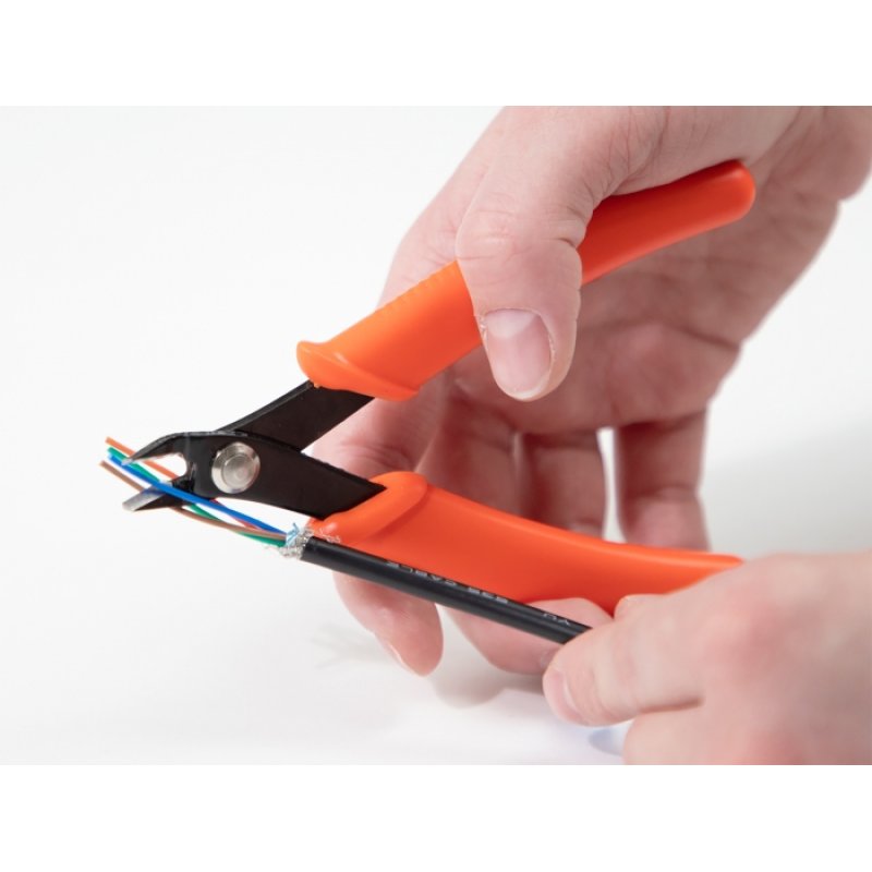 DeLOCK Pince coupante latérale, orange, 12,7 cm