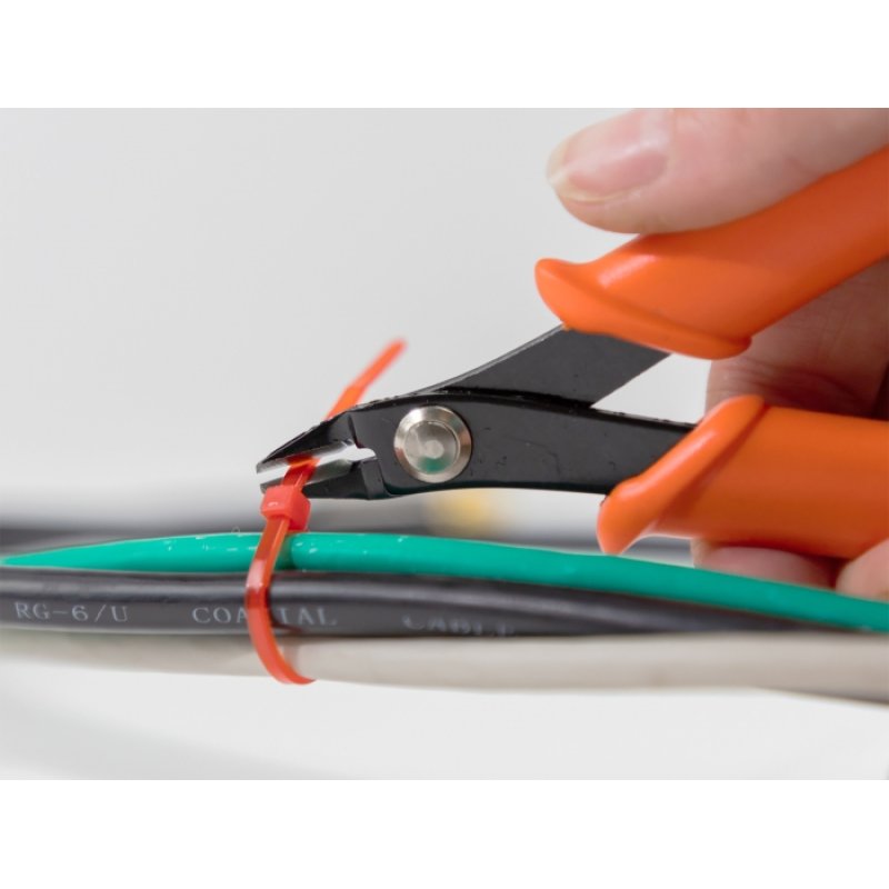 DeLOCK Pince coupante latérale, orange, 12,7 cm