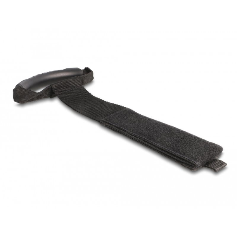 DeLOCK Carrying Strap with hook-and-loop fastener L 710 x W 50 mm black 2 pieces