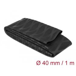 Schrumpfschlauch X-Muster rutschfest 1 m x 40 mm schwarz