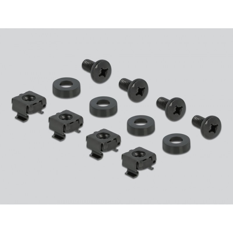 DeLOCK Cache de cabine de réseau 2U 10″ noir