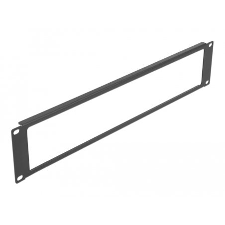 DeLOCK 19″ Network Cabinet Panel with opening 2U black