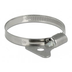 Schlauchschelle mit Flügelmutter 40 - 60 mm 10 Stück Metall