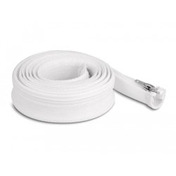 Geflechtschlauch mit Reißverschluss hitzebeständig 2 m x 30 mm weiß