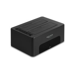USB Dual Dockingstation für 2 x SATA HDD / SSD mit Klon- und Löschfunktion
