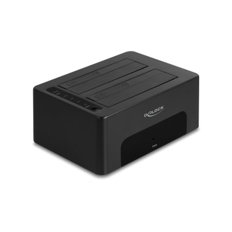 DeLOCK USB Dual Docking Station for 2 x SATA HDD / SSD with Clone and Erase Function