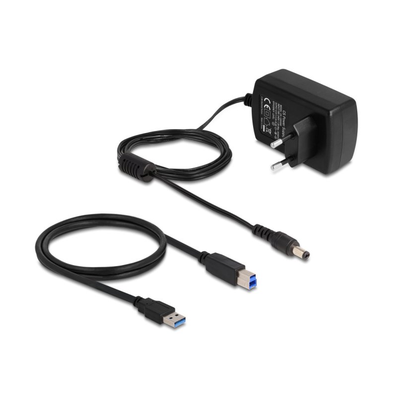 DeLOCK Station d’accueil USB Dual pour 2 SATA HDD / SSD avec fonctions Cloner et Effacer