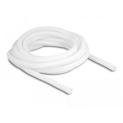 DeLOCK Manchon tressé autofermant 5 m x 9 mm, blanc