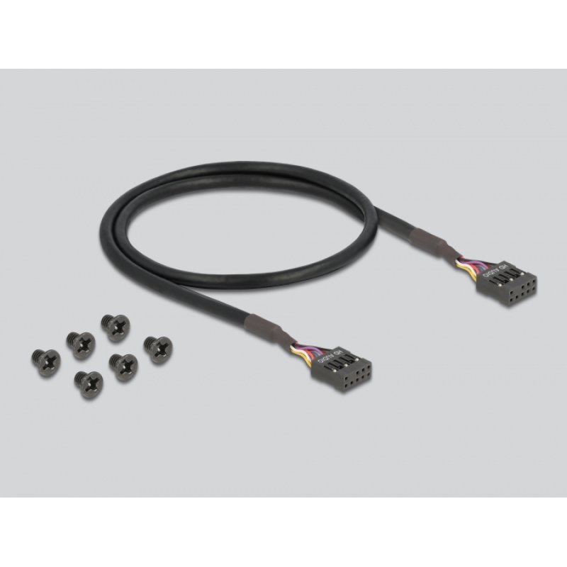 DeLOCK Panneau avant 3.5″ USB 3.2 Gen 1, 2 x USB Type-A HD-Audio