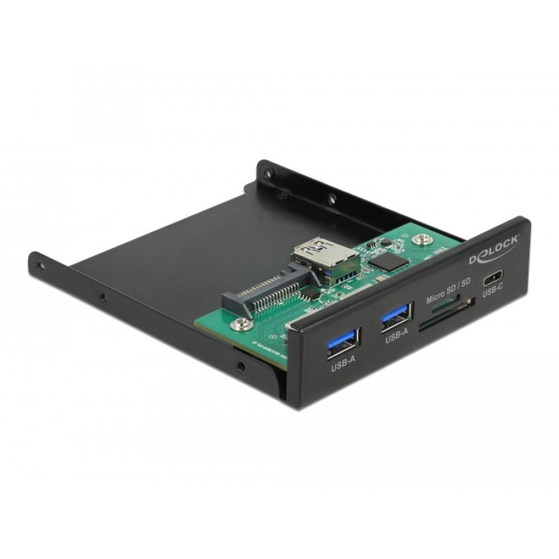 Front Panel 3.5? USB 5 Gbps 1 x USB Type-C™ 2 x USB Typ-A SD und Micro SD Slot