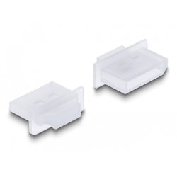 DeLOCK Capot noir pour DisplayPort femelle transparent prise 10 pièces