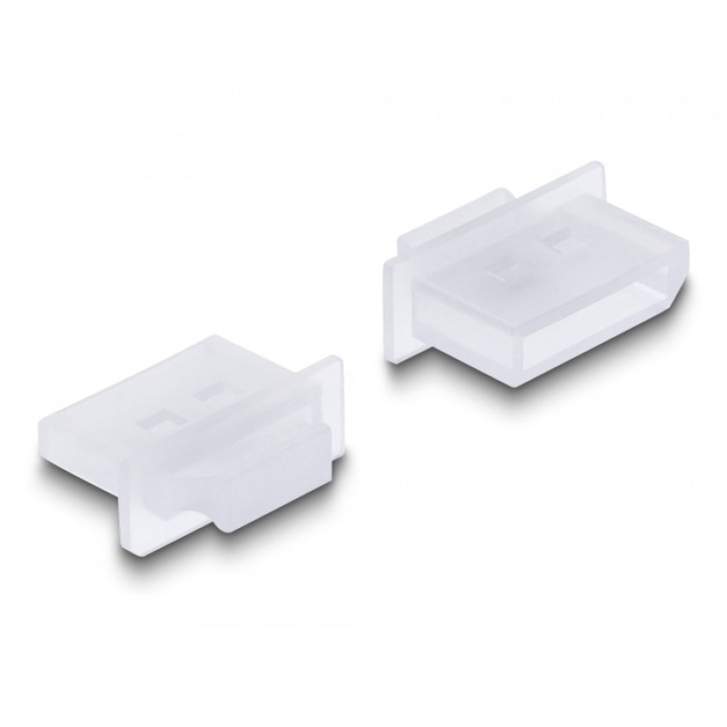 Staubschutz für DisplayPort Buchse mit Griff 10 Stück transparent