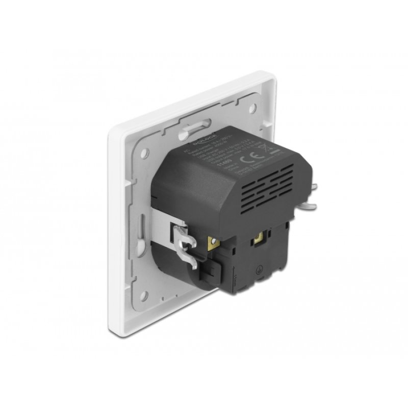 DeLOCK Prise murale avec deux ports USB de chargement 3,4 A, 1 x USB Type-A et 1 x USB Type-C