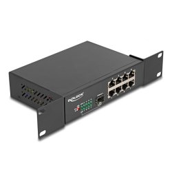 DeLOCK 10" Gigabit Ethernet Switch 8 Port 1 SFP