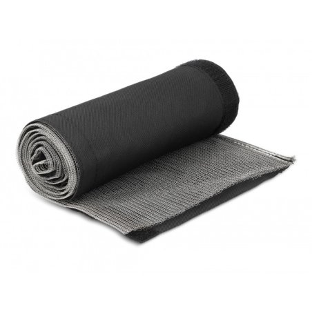 EMV Abschirmgeflechtschlauch mit Klettverschluss hitzebeständig 1 m x 50 mm schwarz