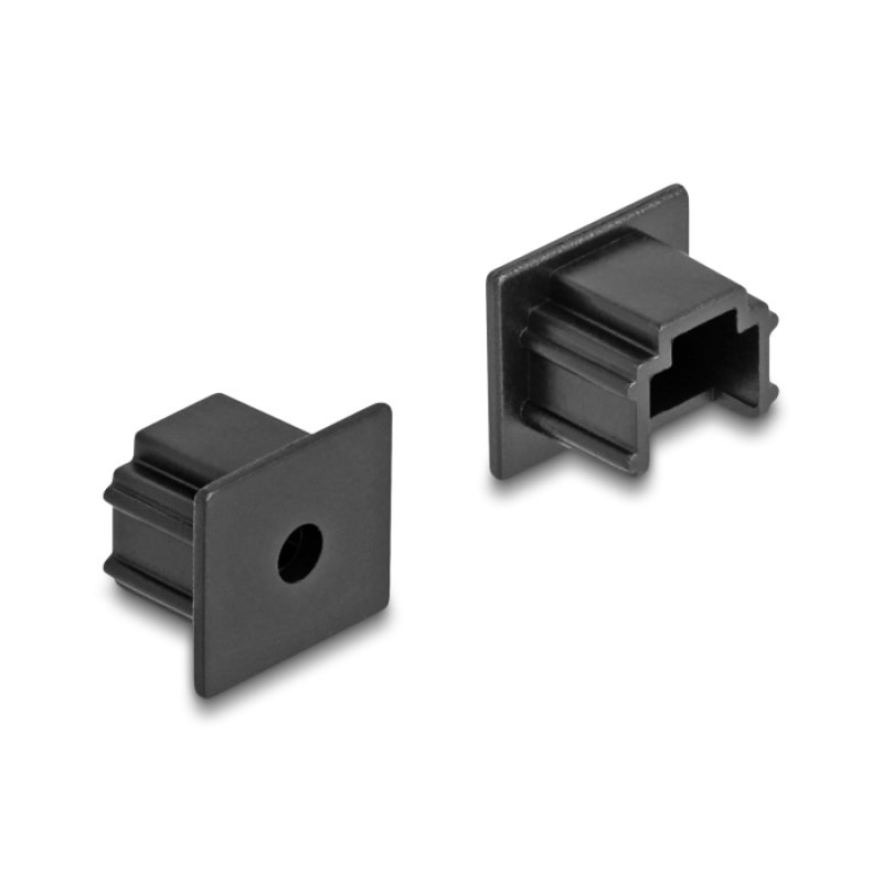 DeLOCK Capot noir pour RJ12 femelle sans prise, 10 pièces