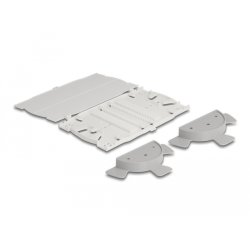 DeLOCK Cassette d’épissurage de fibre optique, 24 fibres, blanc