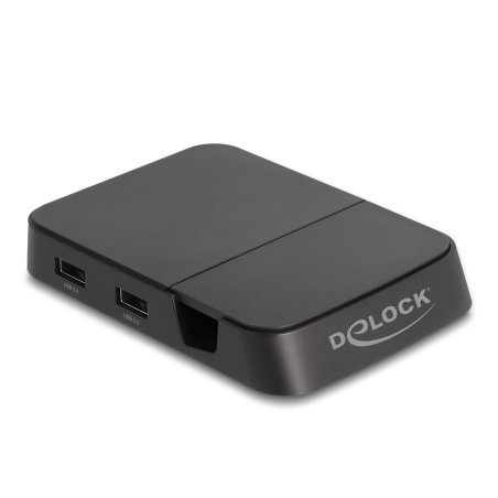 DeLOCK Station d’accueil smartphone 4K avec support intégré - HDMI / USB / Hub / SD / Micro SD pour Android ou