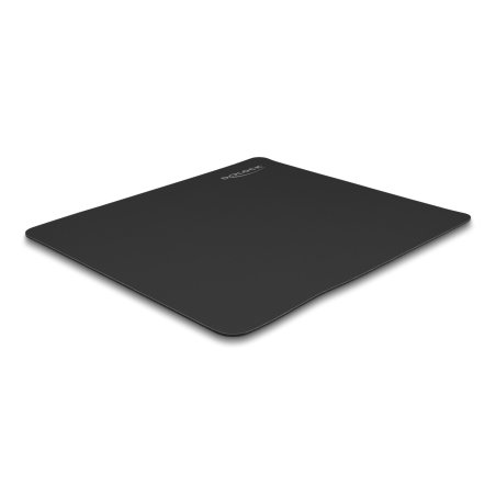 Mauspad schwarz 450 x 400 mm "Glas"-Beschichtung