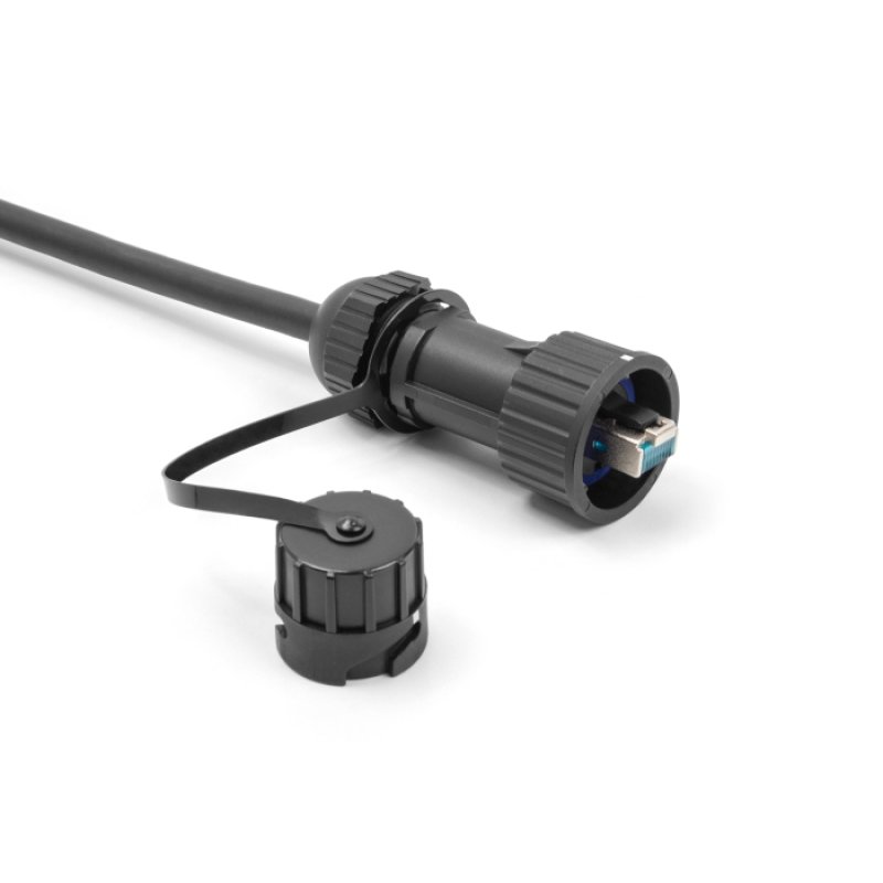 für Delock RJ45 Stecker 67049 IP68 staub- und wasserdicht schwarz
