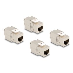 Keystone Modul RJ45 Buchse Cat.6A STP 4 Stück