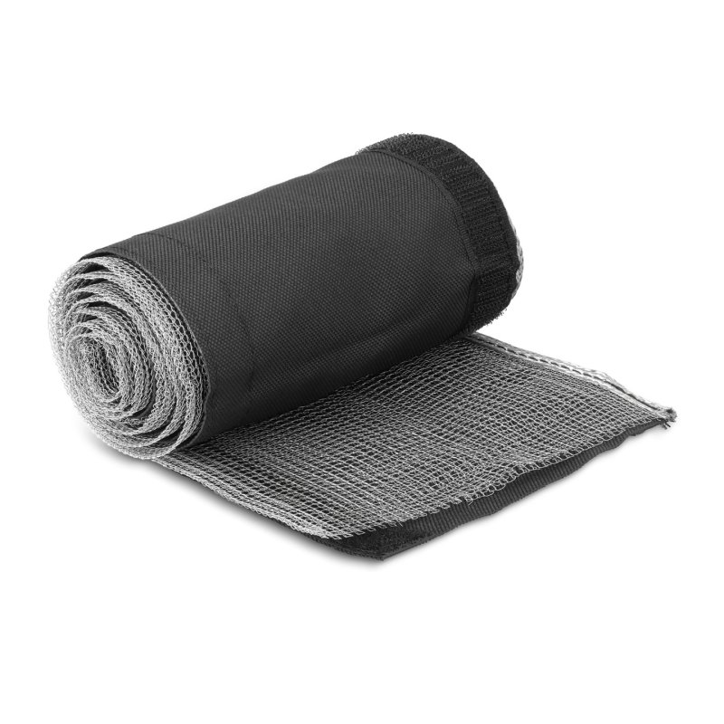 EMV Abschirmgeflechtschlauch mit Klettverschluss hitzebeständig 1 m x 30 mm schwarz