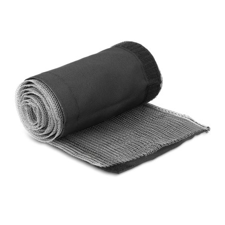 DeLOCK Manchon tissé blindé EMI avec fermeture à scratch, thermorésistant, 1 m x 30 mm, noir