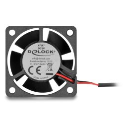 Axiallüfter 5 V DC, 40 x 40 x 20 mm schwarz