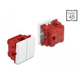 Easy 45 Wippschalter 2fach 45 x 45 mm, weiß