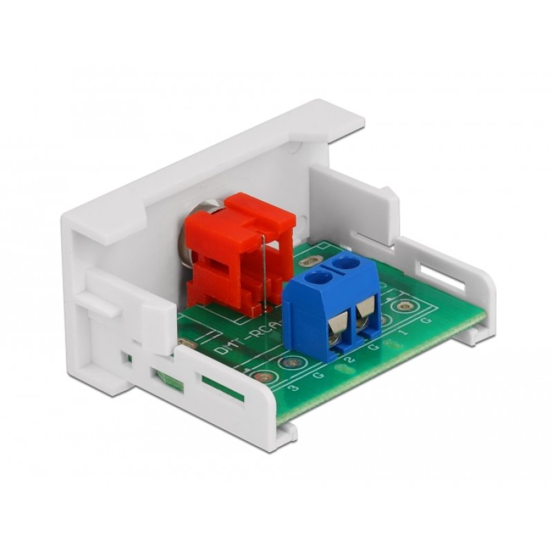 DeLOCK Module RCA Easy 45, port femelle 22,5 x 45 mm