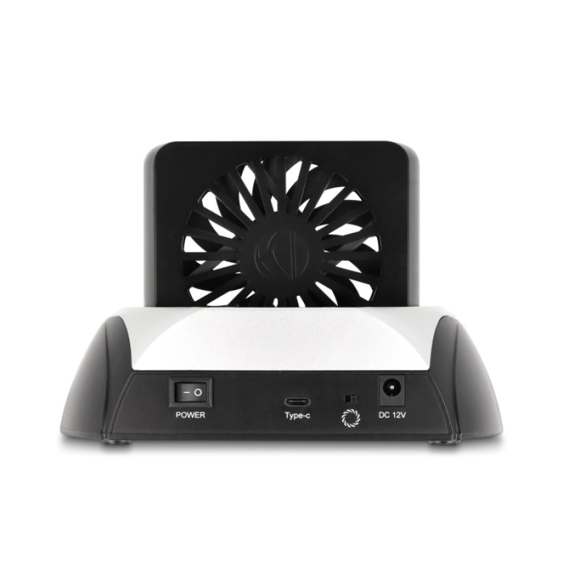 USB 10 Gbps Dockingstation für 2.5? / 3.5? SATA HDD / SSD oder M.2 NVMe PCIe oder SATA SSD mit Lüfter