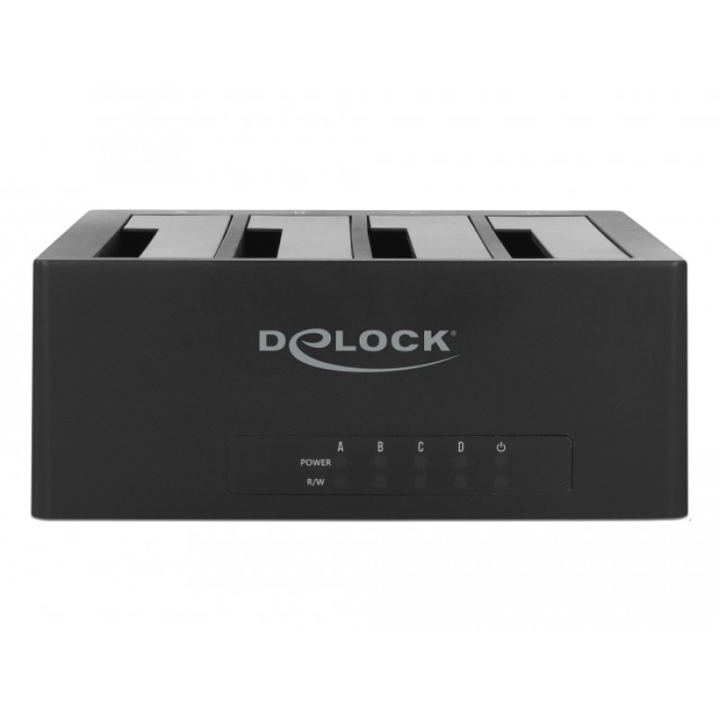 DeLOCK 63930 storage drive docking station USB 3.2 Gen 1 (3.1 Gen 1) Type-B Black