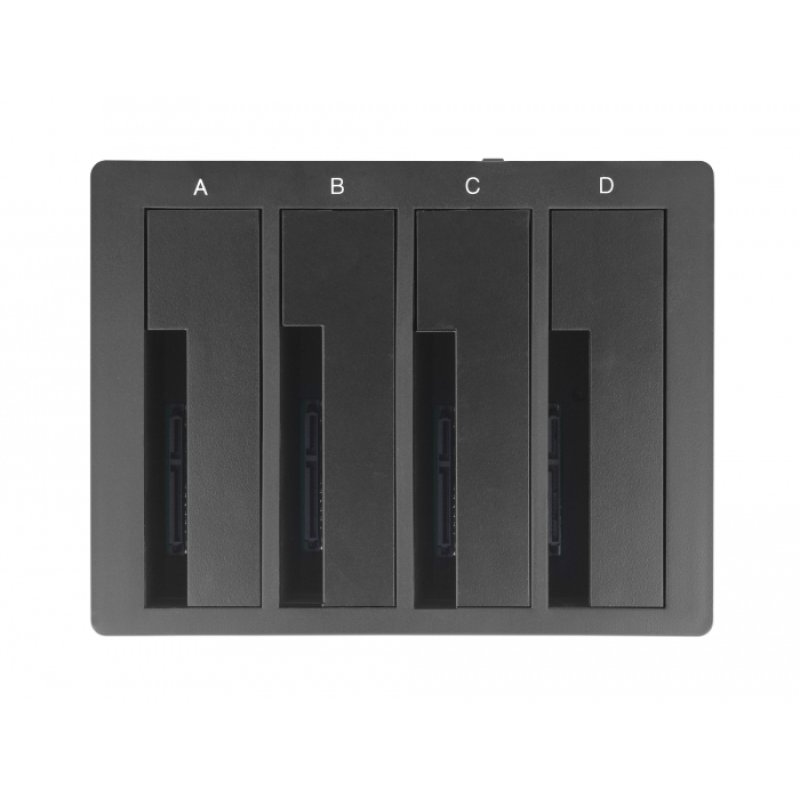 DeLOCK 63930 Station d'accueil de disques de stockage USB 3.2 Gen 1 (3.1 Gen 1) Type-B Noir
