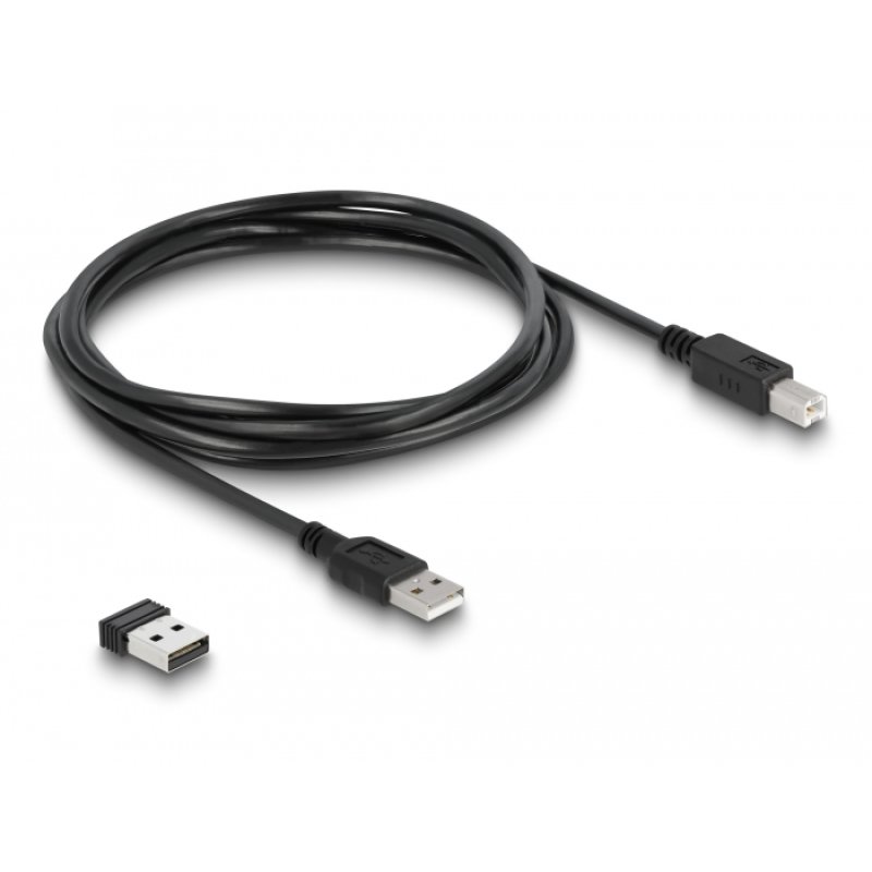 DeLOCK Scanner de code-barres 1D et 2D pour 2,4 GHz, Bluetooth ou USB - blanc