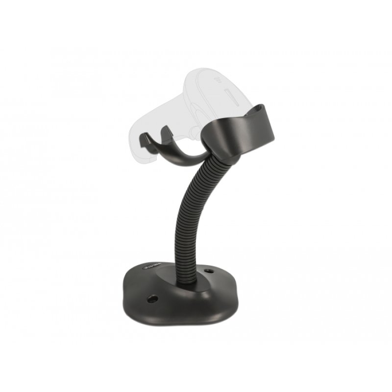 DeLOCK Barcode Scanner stand with holder flexible black