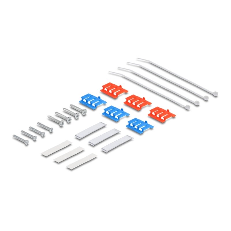 DeLOCK Boitier mural, 6 ports, blanc