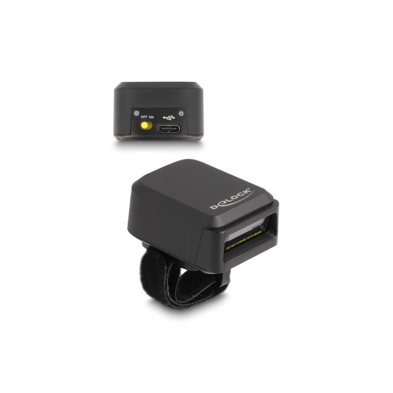 Ringbarcode Scanner 1D und 2D mit 2,4 GHz oder Bluetooth (2 Stück) Ladestation