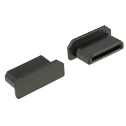 Staubschutz für HDMI mini-C Buchse ohne Griff 10 Stück schwarz