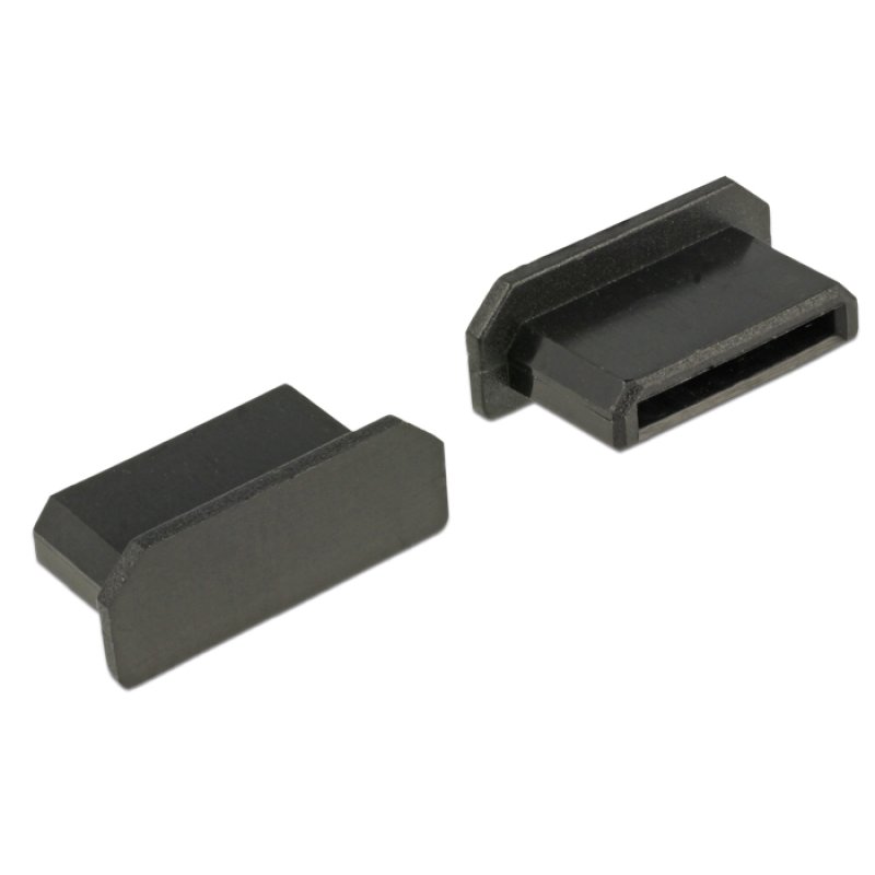DeLOCK 64028 protection de sécurité pour prise HDMI mini-C Noir 10 pièce(s)