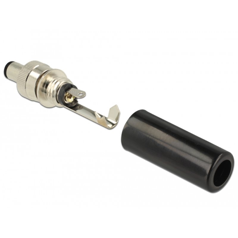 Steckverbinder DC 5,5 x 2,1 mm mit Länge 9,5 mm Hohlstecker Lötversion