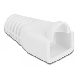 DeLOCK Strain relief for RJ45 plug white 20 pieces