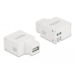Keystone Modul mit USB Typ-A Ladebuchse 2,1 A weiß