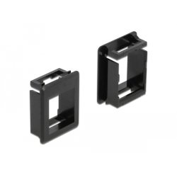 DeLOCK Keystone Holder for cases 4 pieces black